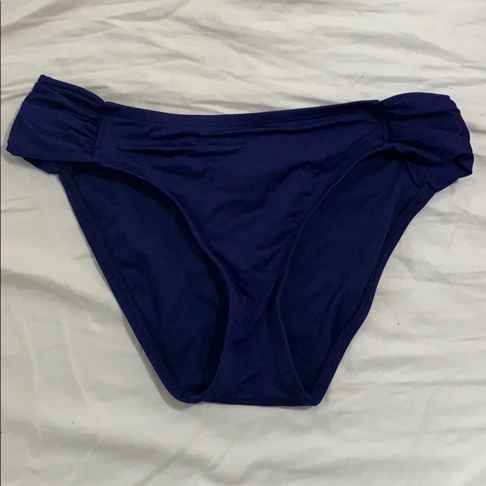 Blue bikini style bottoms